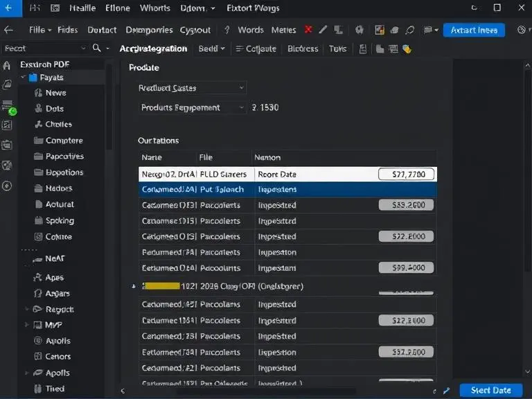 Extract data from PDF
