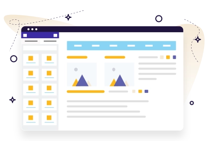 Website Editing Illustration