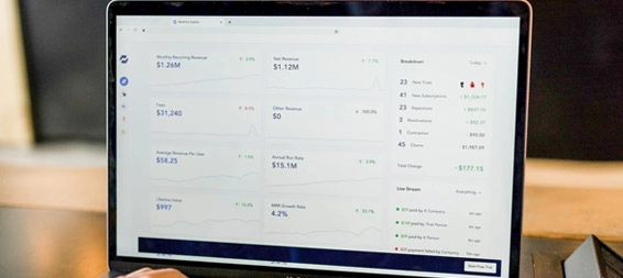 Financial dashboard design